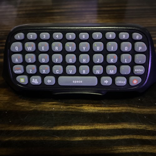 Xbox 360 black keyboard - xbox,